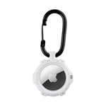 TACTICAL AIRTAG BEAM RUGGED 2.0 műanyag tok extra ütésálló, karabíner, FEHÉR Apple AirTag