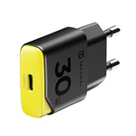 TACTICAL MINIMI hálózati töltő Type-C aljzat 30W, gyorstöltő, FEKETE