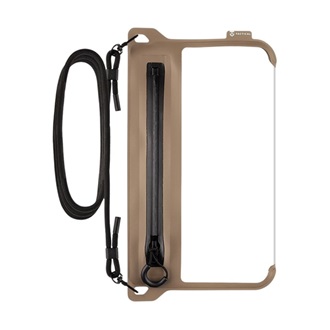 TACTICAL SPLASH POUCH 2.0 vízhatlan/vízálló tok, AQUA univerzális, cipzár, SÖTÉTBARNA