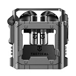 TACTICAL VISION STRIKEPODS bluetooth fülhallgató SZTEREO v5.3, IPX5 + töltőtok, SÖTÉTSZÜRKE