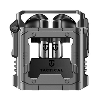 TACTICAL VISION STRIKEPODS bluetooth fülhallgató SZTEREO v5.3, IPX5 + töltőtok, SÖTÉTSZÜRKE