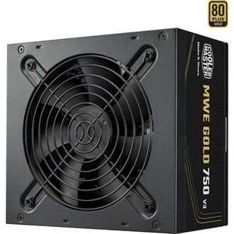 TÁP Cooler Master 750W - MWE Gold 750 v3 - MPE-7506-ACAG-BEU - 80+ Gold - ATX 3.1 - Nem moduláris - Fekete Tápegység