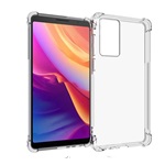 TCL 501 4G Gigapack Szilikon telefonvédő ütésállóság, légpárnás sarok, ÁTLÁTSZÓ
