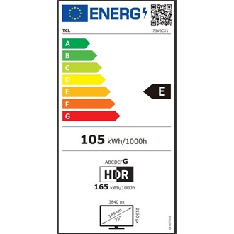 TCL 65V6C 65" LED smart TV (Google TV)
