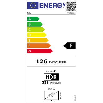 TCL 75C6K 75" Quantum Dot IPS MiniLED smart TV (Google TV)