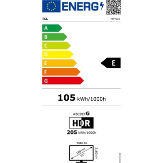 TCL 75P7L 75" HVA LED smart TV