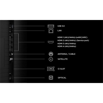 TCL 85P8L 85" HVA MiniLED smart TV