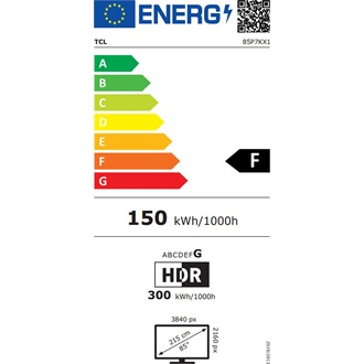 TCL P7K 85" HVA LED smart TV