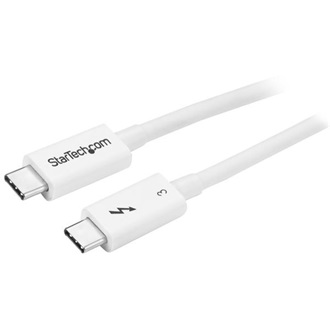 StarTech Thunderbolt 3 -> Thunderbolt 3 M/M adatkábel 0.5m fehér