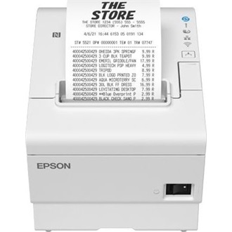 TM-T88VII (111): USB ETHERNET SERIAL PS WHITE
