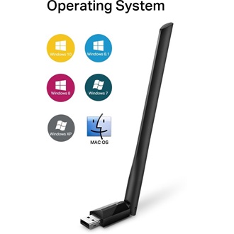 TP-Link Archer T2U Plus AC600 200+433Mb/s USB2.0 A Dual-Band Wi-Fi hálózati adapter