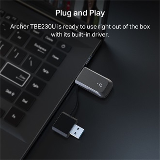 TP-Link Archer TBE230U BE3600 3,6Gb/s USB-A / USB-C Dual-Band Wi-Fi hálózati adapter