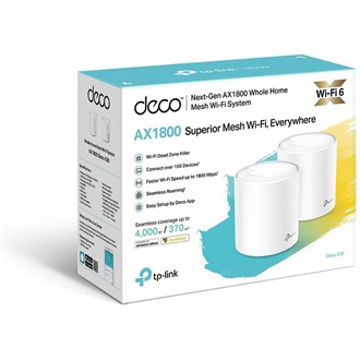 TP-Link Deco X20 AX1800 Dual-Band Wi-Fi mesh system kit (2db)