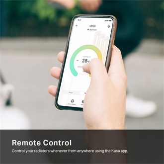TP-Link Kasa KE100 KIT Wi-Fi radiátor termosztát + okosotthon vezérlő fehér