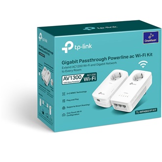 TP-Link TL-WPA8631P KIT AV1200 1300Mb/s AC (220-240V) Dual-Band Wi-Fi powerline passthrough KIT
