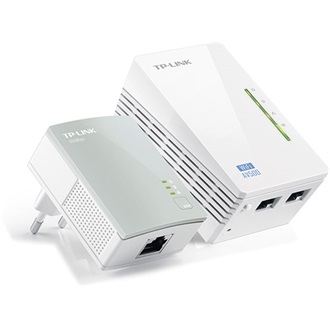 TP-Link TL-WPA4220 500+300Mb/s AC (220-240V) Wi-Fi powerline range extender KIT (2db)
