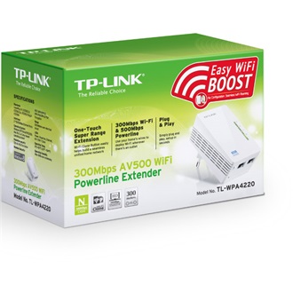 TP-Link TL-WPA4220 500+300Mb/s AC (220-240V) Wi-Fi powerline adapter