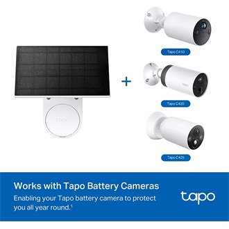 TP-Link Tapo A201 smart home 1db USB-C napelem 4.05m fehér IP65