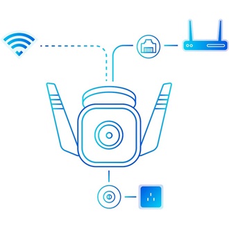 TP-Link Tapo C310 Wi-Fi smart home kültéri IP kamera IP66 (1db)