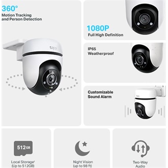 TP-Link Tapo C500 Wi-Fi smart home kültéri IP kamera IP65