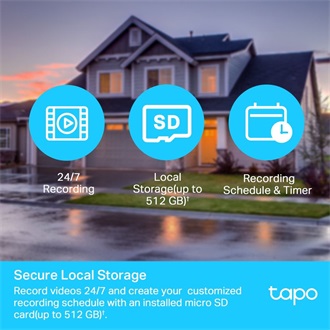 TP-Link Tapo C500 Wi-Fi smart home kültéri IP kamera IP65