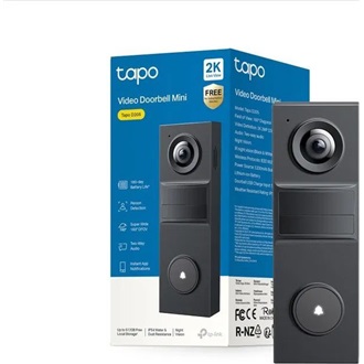 TP-Link Tapo D205 Wi-Fi smart home kaputelefon-kapucsengő IP54 5200mAh