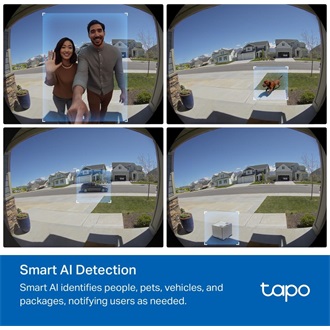 TP-Link Tapo D235 Wi-Fi smart home kaputelefon-kapucsengő IP66