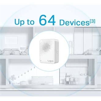 TP-Link Tapo H100 IoT HUB Wi-Fi okosotthon vezérlő fehér