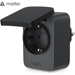 TP-Link Tapo P410M smart home 1db villásdugó CEE 7/3 (EU) smart plug fekete