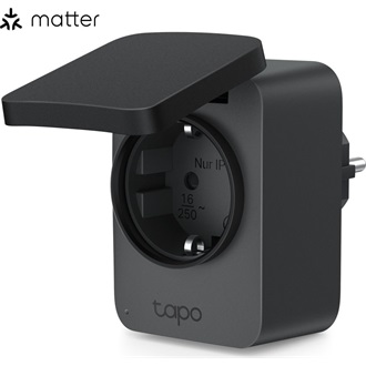 TP-Link Tapo P410M smart home 1db villásdugó CEE 7/3 (EU) smart plug fekete