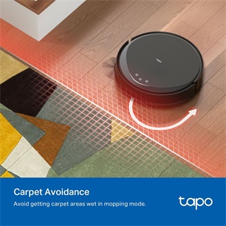 TP-Link Tapo RV20 Max smart home robot porszívó fekete