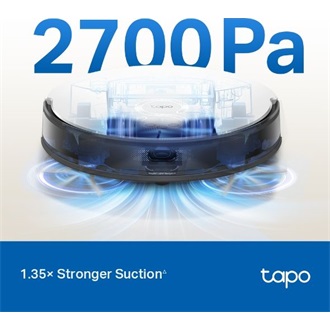TP-Link Tapo RV20 Mop MagSlim LiDAR smart home robot porszívó fehér