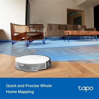 TP-Link Tapo RV20 Mop MagSlim LiDAR smart home robot porszívó fehér