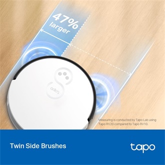 TP-Link Tapo RV20 Mop MagSlim LiDAR smart home robot porszívó fehér