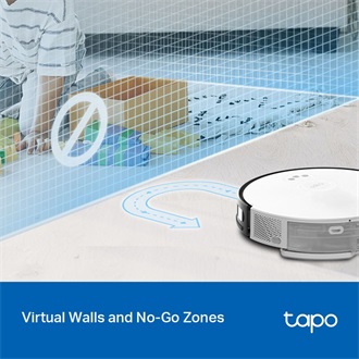 TP-Link Tapo RV20 Mop MagSlim LiDAR smart home robot porszívó fehér