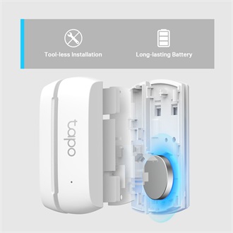 TP-Link Tapo T110 Smart Contact Sensor nyitásérzékelő fehér