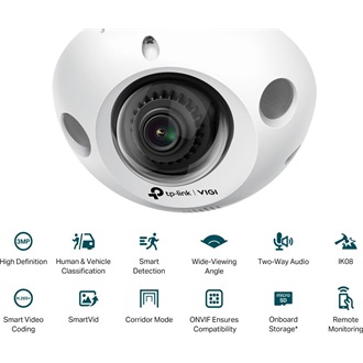 TP-Link VIGI C230I Dome smart home kültéri IP kamera IK10 IP67