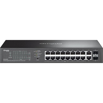 TP-LINK Switch 20x1000Mbps(16xPOE+) + 2xSFP Fémházas Easy Smart (Omada), ES220GP