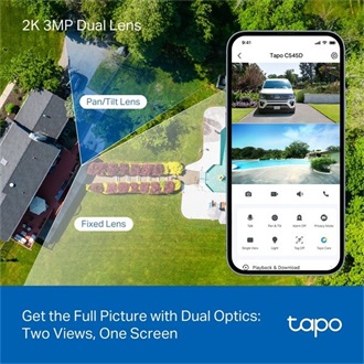 TP-Link Tapo C545D Wi-Fi smart home kültéri IP kamera IP66