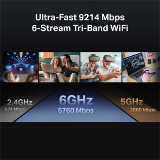 TP-Link Archer BE550 BE9300 Tri-Band Wi-Fi router