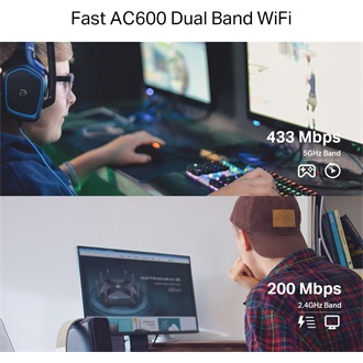 TP-Link Archer T2E 200+433Mb/s PCIe x1 Dual-Band Wi-Fi hálózati adapter