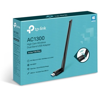 TP-Link Archer T3U Plus AC1300 1,3Gb/s USB-A Dual-Band Wi-Fi hálózati adapter