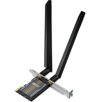 TP-Link Archer TBE400E BE6500 6,5Gb/s PCIe x1 Tri-Band Wi-Fi Bluetooth hálózati adapter low profile (BT5.4)