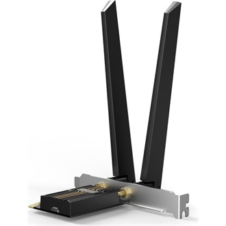 TP-Link Archer TBE552E BE9300 9,3Gb/s PCIe x1 Tri-Band Wi-Fi Bluetooth hálózati adapter low profile (BT5.4)