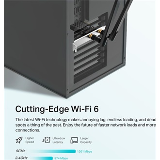 TP-Link Archer TX20E AX1800 1,8Gb/s PCIe x1 Dual-Band Wi-Fi Bluetooth hálózati adapter low profile