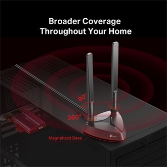 TP-Link Archer TX3000E AX3000 3Gb/s PCIe x1 Dual-Band Wi-Fi Bluetooth hálózati adapter