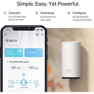 TP-Link Deco BE25-Outdoor BE5000 kültéri Dual-Band Wi-Fi PoE mesh system (1db)