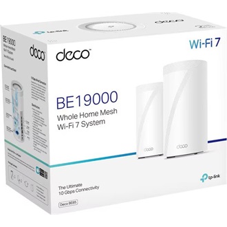 TP-Link Deco BE85 BE19000 Tri-Band Wi-Fi mesh system kit (2db)