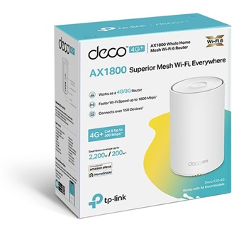 TP-Link Deco X20-4G AX1800 Dual-Band Wi-Fi 4G+/LTE-A mesh system (1db)