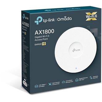 TP-Link EAP620 HD AX1800 Dual-Band Wi-Fi PoE access point (ceiling + wall mount)